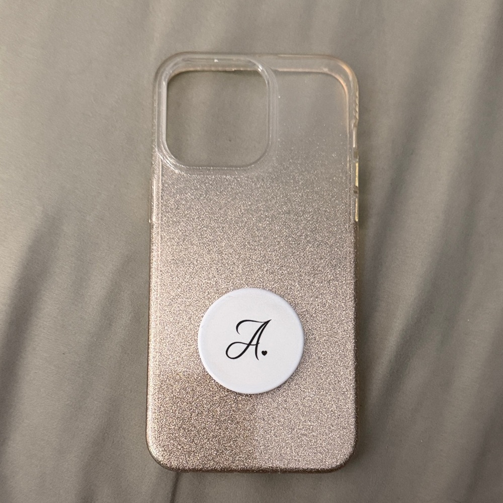 Glittery Gold Phone Case